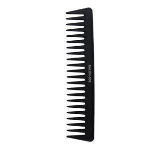 Salon de coiffure professionnel <span class=keywords><strong>peigne</strong></span> de coiffure noir peignes à cheveux en ABS résistant à la chaleur <span class=keywords><strong>peigne</strong></span> de coiffure à dents fines et larges - Product Image 1
