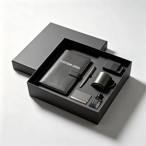 Maßgefertigtes Luxus-Geschäftsnotizbuch-Set Geschenk mit Individuell Bedrucktem Logo Komplettes Büro-Schreibwaren-Set für Firmen-Jahrestagungen - Product Image 1