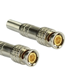 HD Network Digital <b>Cable</b> TV Connector Plus Nimei BNC Connector Plated American Style 75-5 Adapter Gold Male ROHS 50 Ohm - Product Image 2