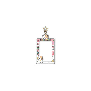 Porte-clés <span class=keywords><strong>en</strong></span> acrylique Kpop <span class=keywords><strong>en</strong></span> gros, mignon, motif dessin animé, étui pour cartes pop-up, porte-clés pour photocartes - Product Image 6