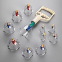Ensemble de ventouses en plastique transparent PS, plusieurs tailles, certifié CE, ventouses pour massage corporel, thérapie Hijama, TCM, vente en gros OEM