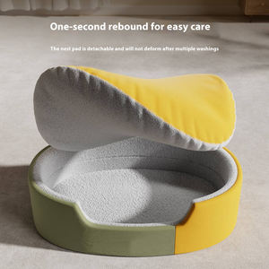 Cama de lujo <span class=keywords><strong>para</strong></span> <span class=keywords><strong>perros</strong></span> de otoño, perrera <span class=keywords><strong>para</strong></span> <span class=keywords><strong>perros</strong></span>, manta cálida <span class=keywords><strong>para</strong></span> todas las estaciones, sofá cama <span class=keywords><strong>para</strong></span> <span class=keywords><strong>perros</strong></span> de tamaño pequeño - Product Image 4