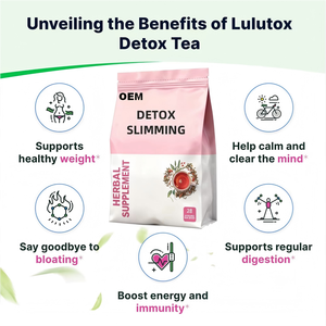 Té Herbal Adelgazante Detox OEM, Mezcla de Matcha, Oolong, Yerba Mate y Ginseng, Caja de 28 Bolsitas de Té Piramidales de 2g - Product Image 5