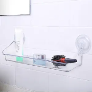 clear acrylic suction cup shelf bathrooms