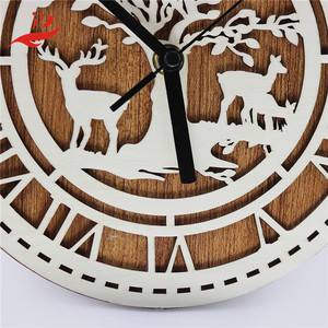 Giữa Thế Kỷ hiện đại gỗ Đồng hồ treo tường trang trại phong cách đồng hồ quà tặng đồng hồ bằng Gỗ Quà Tặng - Product Image 3