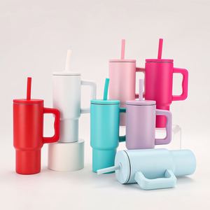 Gobelet de voyage isotherme H4.0 avec poignée, 40 oz, double paroi, couvercle, paille, antidérapant, couleur personnalisée OEM - Product Image 5