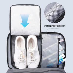 Sac à dos de voyage pour homme grande capacité, étanche, avec compartiment pour ordinateur portable, extensible, avec airbag, pour voyage d'affaires - Product Image 5