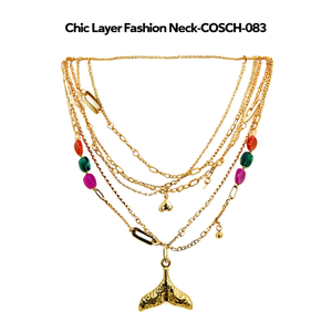 Collier superposé chic - COSCH-083 - Product Image 2