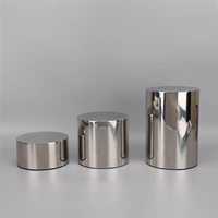Table à thé/café en acier inoxydable, 37.5x37.5x45cm, ovale, Design minimaliste et moderne, ignifuge, résistant à l'humidité, meubles de salon