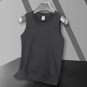 Camiseta sin mangas deportiva de secado rápido de color sólido para <span class=keywords><strong>hombre</strong></span>, chaleco estampado personalizado de verano para <span class=keywords><strong>hombre</strong></span> - Product Image 4
