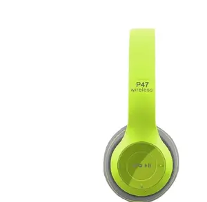 Venta al por mayor P47 impermeable durabilidad auriculares plegables Audifono auriculares inalámbricos auriculares para juegos