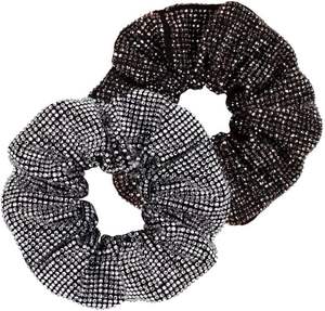 Nuevas y cómodas diademas de lujo con cristales brillantes, coleteros para el cabello, pulseras para el cabello, coleteros con diamantes de imitación brillantes. - Product Image 1