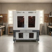 Marqueur laser à grande zone de travail entièrement protégée et fermée, graveur laser grand format pour plaques de quincaillerie et alliages d'aluminium
