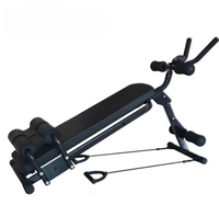 Banc de musculation multifonctionnel de qualité commerciale Ab Coaster réglable pour abdominaux et exercices de musculation