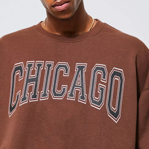 Sudadera con Capucha Extra Grande para Hombre, Diseño Personalizado, Impresión Digital ODM, Sudadera de Forro Polar para Invierno - Product Image 3