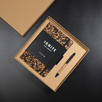 Coffret cadeau écologique pour carnet de notes en liège et marc de café avec logo personnalisé tasse à stylo journal cadeau d'entreprise pour le bureau