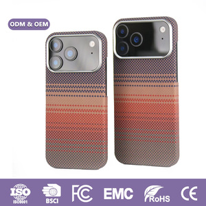 เคสโทรศัพท์มือถือคาร์บอนไฟเบอร์ Laudtec ดีไซน์บางเฉียบเรียบง่าย ฝาหลังแบบกำหนดโลโก้เองได้ รับผลิตแบบ OEM/ODM สำหรับ iPhone Air 17 15 Pro Max 17E - Product Image 1