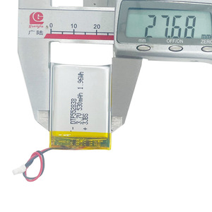 Batería de iones de litio de bolsa OEM para relojes inteligentes 3,7 V 500mAh LiPo 530mAh <span class=keywords><strong>LiPoly</strong></span> 400mAh modelo de instrumento cosmético recargable - Product Image 4