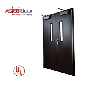 ASICO ULは緊急用の1時間および3時間の耐火スチールドアをリストしました