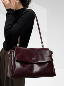 Nuevas Bolsas de Mensajero de Alta Calidad para Mujer, Bolsos de Mano de Cuero Genuino, Bolsos Cruzados, Bolsos de Hombro para Mujer, Bolsos Tote con Asa Superior - Product Image 2