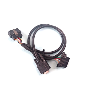 Kabel Y OBD Splitter DB15 Female ke J1962, Kabel Adaptor OBDII Female dan OBD II Male untuk Scanner Diagnostik Mobil - Product Image 3