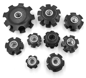 Đai Ốc Gắn Phuộc Trước Xe Đạp M6 M8 Đầu Nối Ống Chèn Ren Đai Ốc Ngôi Sao Tai Nghe Xe Đạp - Product Image 4