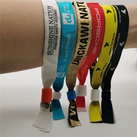 Bracelet personnalisé de haute qualité en sublimation |   Bracelet en tissu polyester à motifs vifs pour les festivals de musique