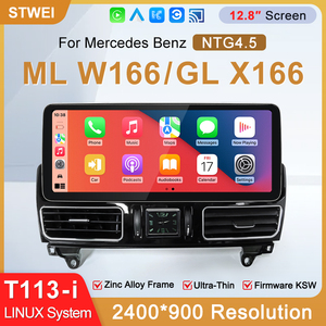 ราคาโรงงาน STWEI เครื่องเล่นมัลติมีเดียในรถยนต์ขนาด 12.8 นิ้ว สำหรับ Mercedes Benz ML W166 GL ระบบนำทาง GPS CarPlay อัตโนมัติ บลูทูธ - Product Image 2