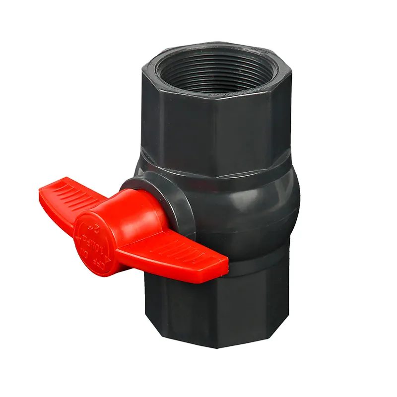 Factory manufacture various Southeast Asia pvc ball valve safety valve octagonal For Plumbing Tube