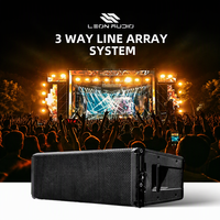 Prix Usine Promotionnel Haut-parleur Line Array Actif 3 Voies 2x12 Pouces 4000W RMS Classe D DSP en Bois Contreplaqué pour Concerts en Extérieur
