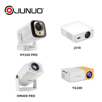 Projecteur LCD mobile mini DCOLOR YG300, portable, haute luminosité, home cinéma, sans fil, intelligent, Android 11, 4K, 1+8 Go, stéréo HIFI