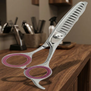 ASAP Ciseaux de coiffure professionnels pour chien, à lame droite, haute précision, pour toilettage et soins personnels, modèle 098-65-shar - Product Image 4