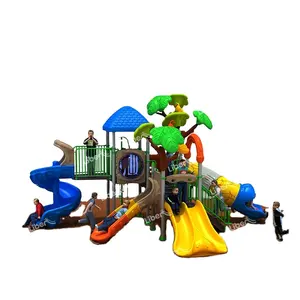 学校のための良い遊び場のおもちゃ、屋外スライドプラスチック遊び場スライド学校の機器学校のスポーツデーの機器8-15子供