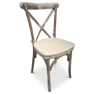 Crossback Chair Rustic Finish