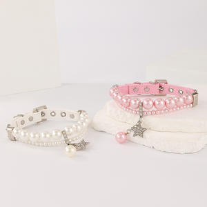 <span class=keywords><strong>Collar</strong></span> Ajustable para Perros Pequeños y Medianos, Ecológico, de Nailon y Cuero, con Colgante de Diseño Sólido, Estilo Simple para Pasear y Entrenar - Product Image 2