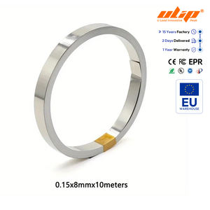 แถบนิกเกิลแบตเตอรี่ 18650 ขนาด 0.15*8 มม. / 0.1*8 มม. ยาว 10 เมตร เหล็กชุบนิกเกิลสำหรับเชื่อมแบตเตอรี่ลิเธียมไอออนแบบจุด - Product Image 1