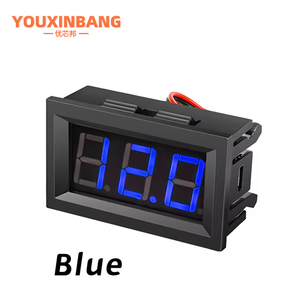 0.36-inch hai dây Vôn kế 4V - 30V DC hiển thị kỹ thuật số Meter kỹ thuật số vôn kế với vỏ - Product Image 6