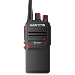 Radio de communication longue portée Baofeng BF-1908, batterie 3800 mAh, étanche IP65, pour la construction et la restauration - Product Image 5