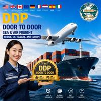 Transitaire aérien et maritime DDP pas cher de Chine vers les États-Unis, le Royaume-Uni, le Canada, l'Europe, agent d'expédition porte-à-porte, service logistique rapide