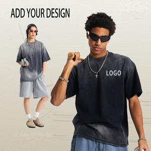 Camiseta de Algodón 100% de Alta Calidad, Suministro Directo de Fábrica, Camiseta para Hombre, Diseño Básico Estampado, Corte Holgado, con Logotipo Personalizado - Product Image 1