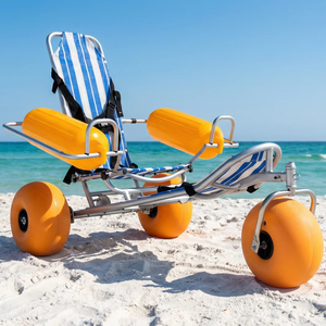 <span class=keywords><strong>Fauteuil</strong></span> roulant amphibie Ary Medical pour plage et <span class=keywords><strong>piscine</strong></span>, avec pneus ballon pour accès à l'eau et au sable - Product Image 1