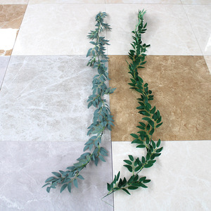 ดอกไม้ประดิษฐ์ใบหลิวสีเขียวอมเทา ตกแต่งงานแต่งงาน ตกแต่งภายในอาคาร - Product Image 1