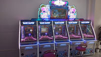 Nouvelle pièce en métal de langue japonaise poussant l'équipement de divertissement de ville de Machine de jeu de loterie d'arcade