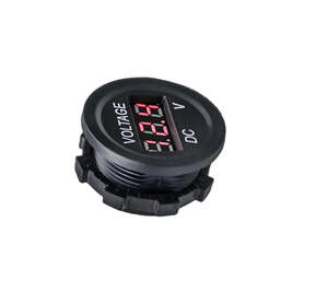 Voltmètre numérique universel à affichage LED PC ignifuge 12-24V, technologie de pointe, mesure de tension CC pour tous les véhicules - Product Image 1