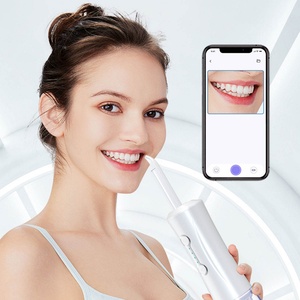 เครื่องฉีดน้ำทำความสะอาดฟันแบบพกพา ชาร์จซ้ำได้ มาตรฐานกันน้ำ IPX7 พร้อมกล้องในตัว สำหรับการฟอกสีฟันทุกวัน - Product Image 1