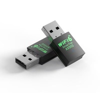 Carte Réseau Sans Fil USB Easyboost WD-AX300 WiFi 6 900 Mbps Sans Pilote Double Bande 2.4G 5G pour Ordinateur de Bureau et Ordinateur Portable
