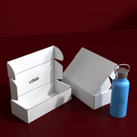 Vente en gros de gobelets en carton imprimés personnalisés, cadeau d'expédition, tasses, bouteilles d'eau, boîtes d'emballage pour gobelets