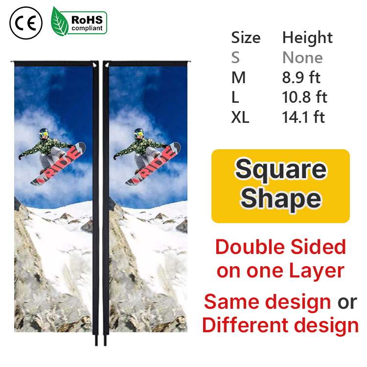 Forma quadrata   Doppio lato