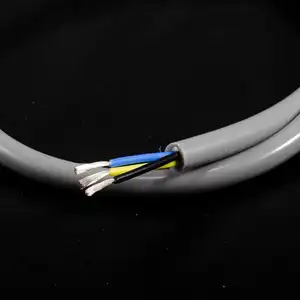 Cobre estañado 26 Awg 3 Core Cable de silicona médica flexible OD4.1mm