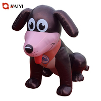 Énorme renne gonflable de Noël, chien gonflable publicitaire pour la décoration extérieure des fêtes